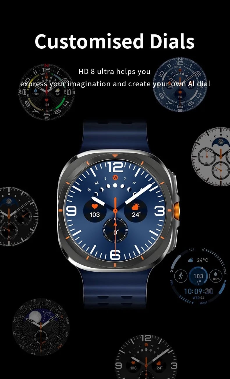 HD8 Ultra Calling Smart Watch - detail 12