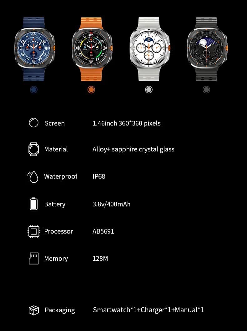 HD8 Ultra Calling Smart Watch - detail 23