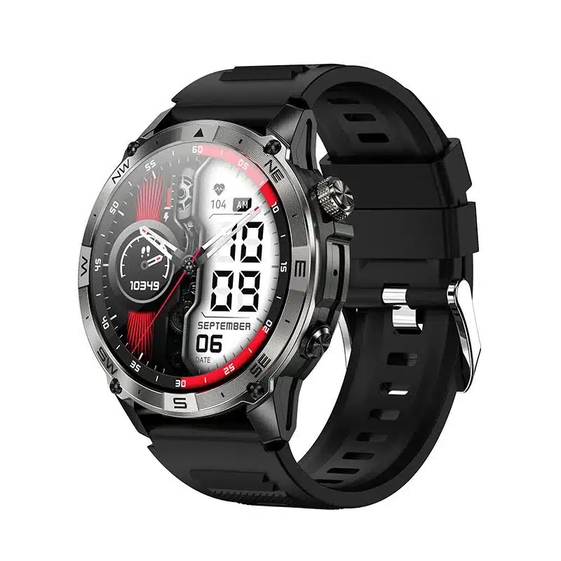 wearablemaster-hk08-1-43-inch-amoled-gps-outdoor-smart-watch-gallery-02 HK08 1.43-Inch AMOLED GPS Smart Watch with Compass, Altitude, Pressure, Bluetooth Calling, 530mAh Battery and IP68 - Image 1