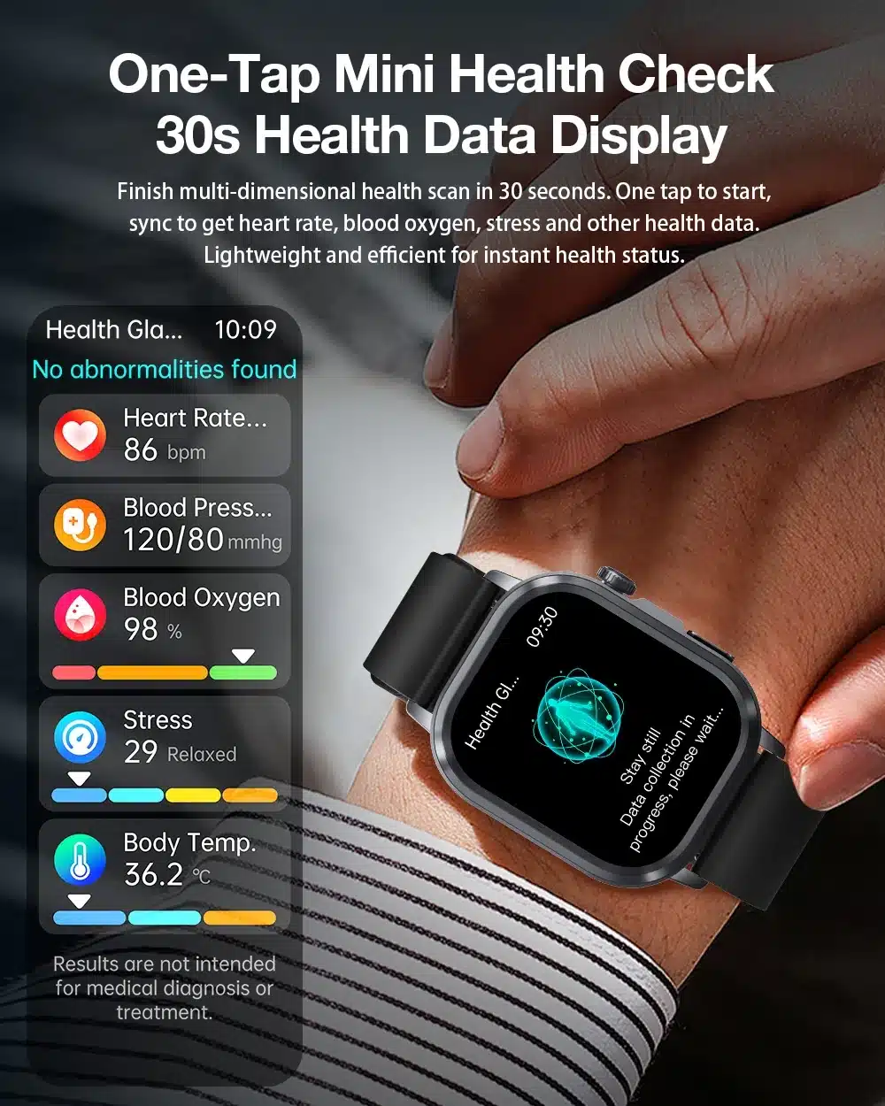 HL7 smart watch body composition and wellness feature overview