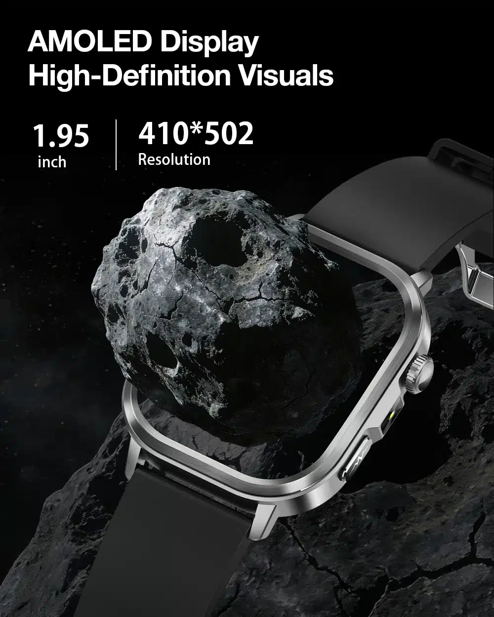 HL7 Black and Blue smart watch color options