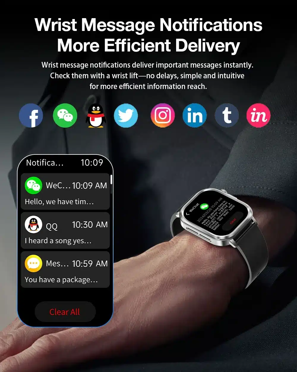 HL7 smart watch core functions