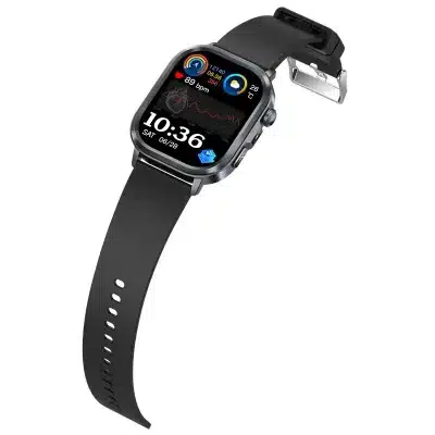 HL7 1.95-Inch AMOLED Smart Watch with Bluetooth Calling, LED Flashlight, Wellness Tracking and SOS Calls