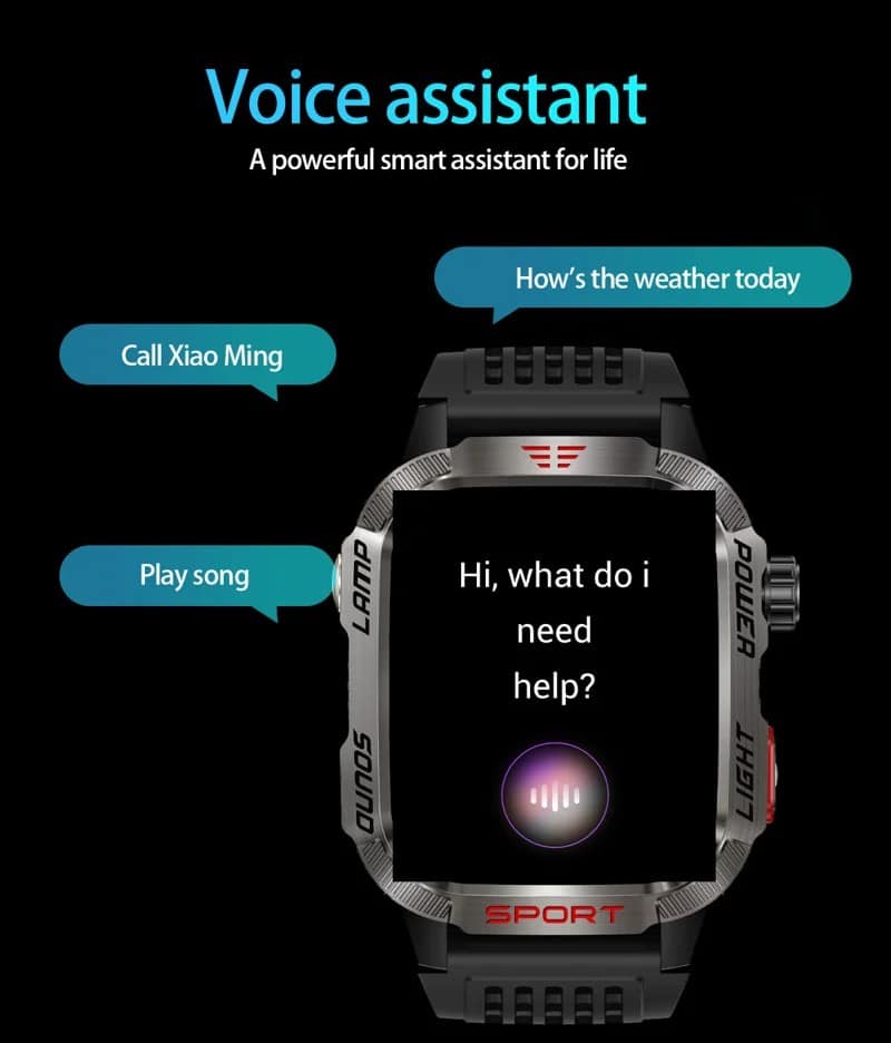 HT29 Outdoor Utility Calling Smart Watch - detail 16