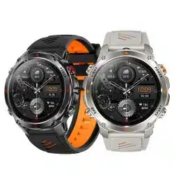 HT37 1.46-Inch HD GPS Smart Watch with Flashlight, Altitude, Pressure, Bluetooth Calling, 30M and 540mAh Battery - Image 2