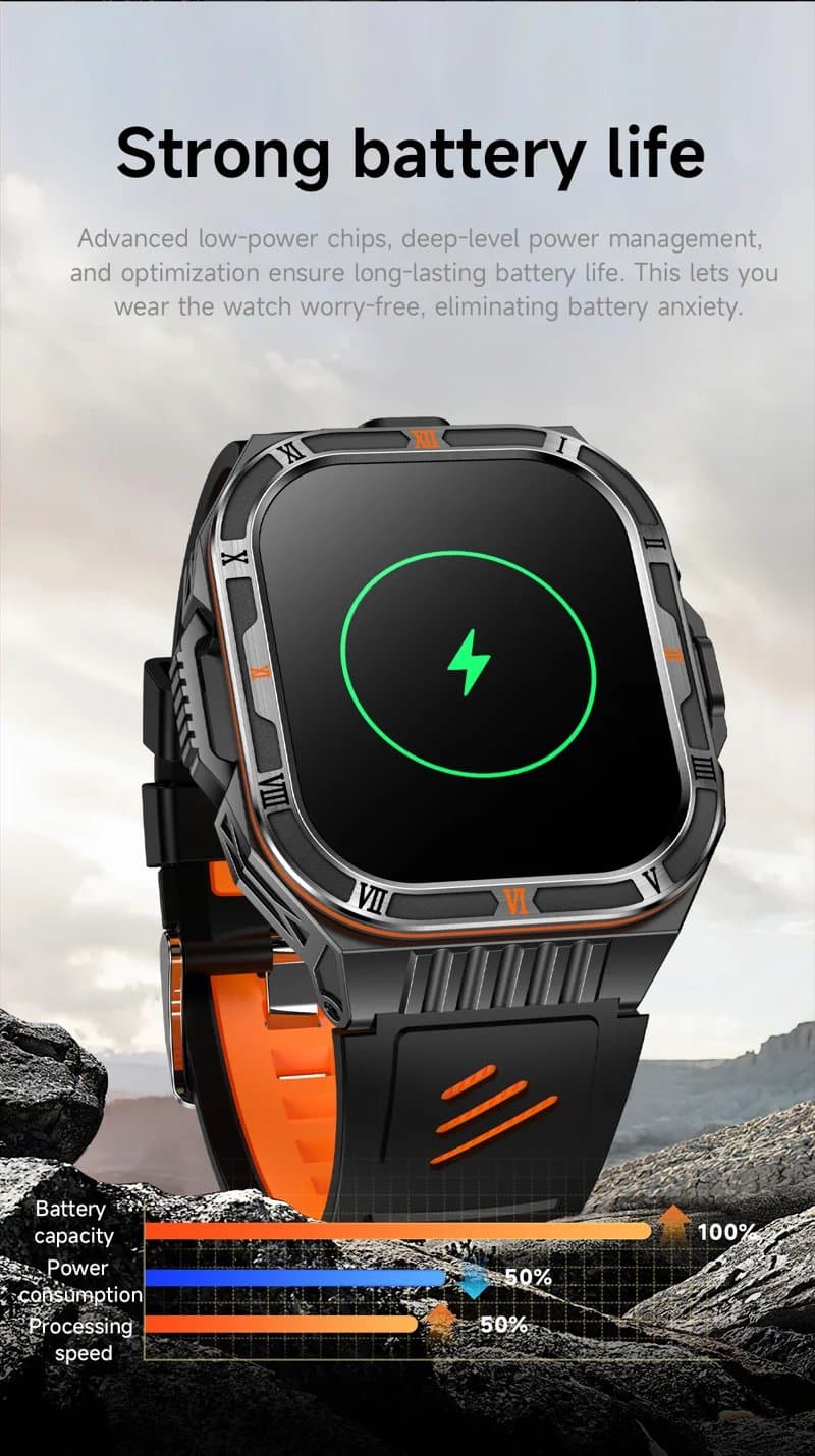 HT38 Outdoor Calling Smart Watch - detail 04