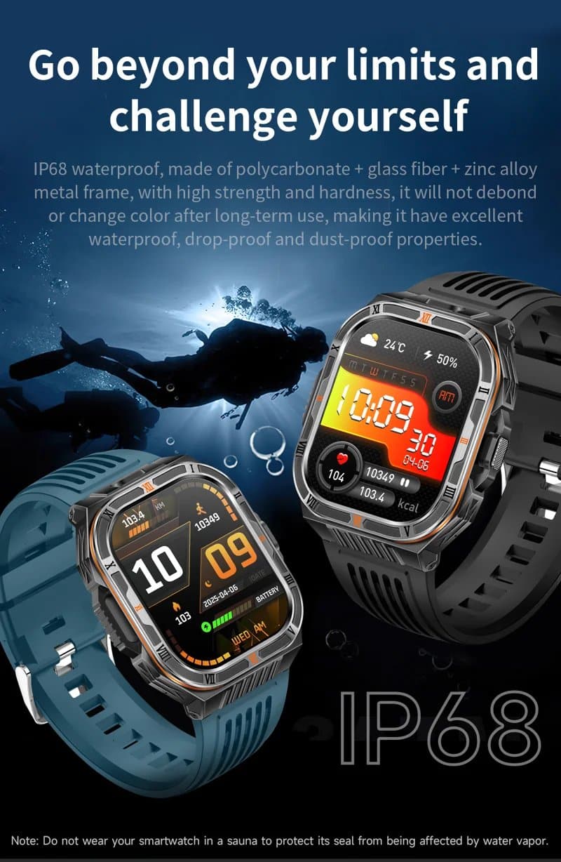 HT38 Outdoor Calling Smart Watch - detail 09