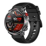 HT45 1.7-Inch Outdoor Bluetooth Calling Smart Watch with 1100mAh Battery, 360 x 360 IPS Display, 100+ Sports Modes, Compass, Flashlight and IP68