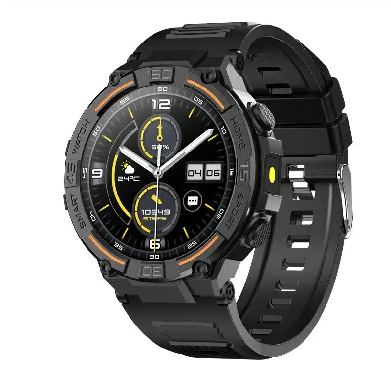 wearablemaster-hw50-1-6-inch-flashlight-bluetooth-calling-smart-watch-gallery-01 HW50 1.6-Inch Rugged Smart Watch with LED Flashlight, Bluetooth Calling, IP67 and Multi-Sport Modes - Image 1
