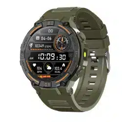 HW50 1.6-Inch Rugged Smart Watch with LED Flashlight, Bluetooth Calling, IP67 and Multi-Sport Modes - Image 3