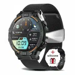 HW50 1.6-Inch Rugged Smart Watch with LED Flashlight, Bluetooth Calling, IP67 and Multi-Sport Modes - Image 12