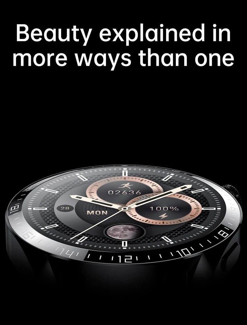 i39 Leather Strap Smart Watch - detail 01
