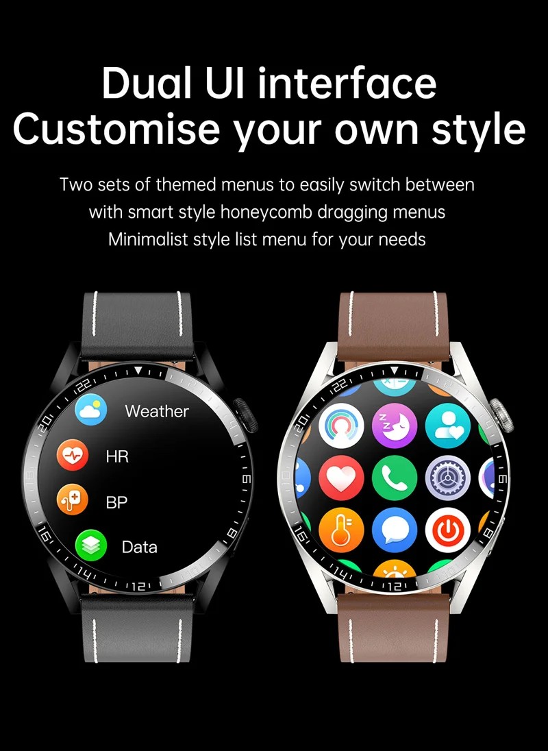 i39 Leather Strap Smart Watch - detail 09