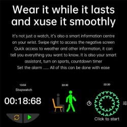 i39 Leather Strap Smart Watch - gallery 10