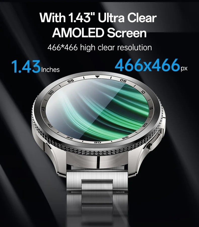 IO34 AMOLED Metal Smart Watch - detail 03