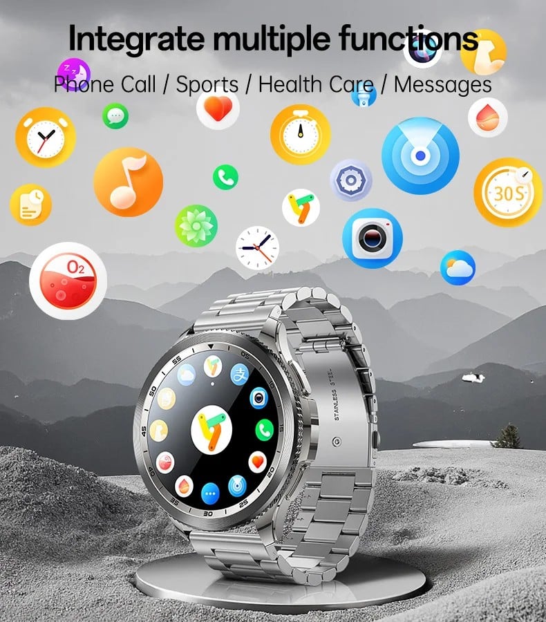 IO34 AMOLED Metal Smart Watch - detail 05