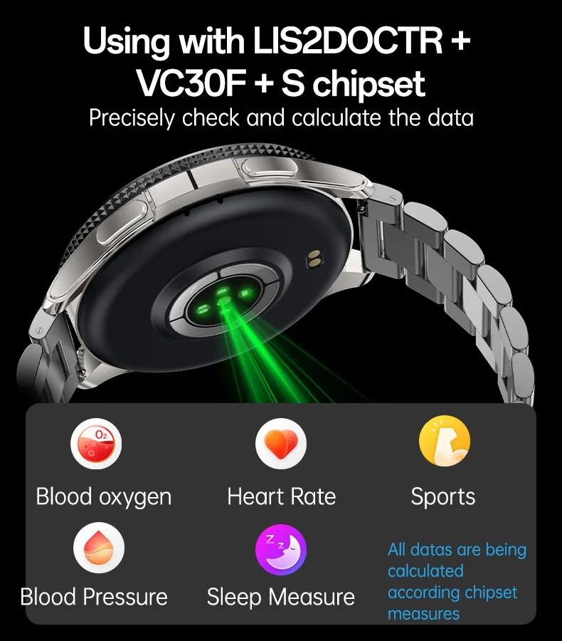 IO34 AMOLED Metal Smart Watch - detail 08