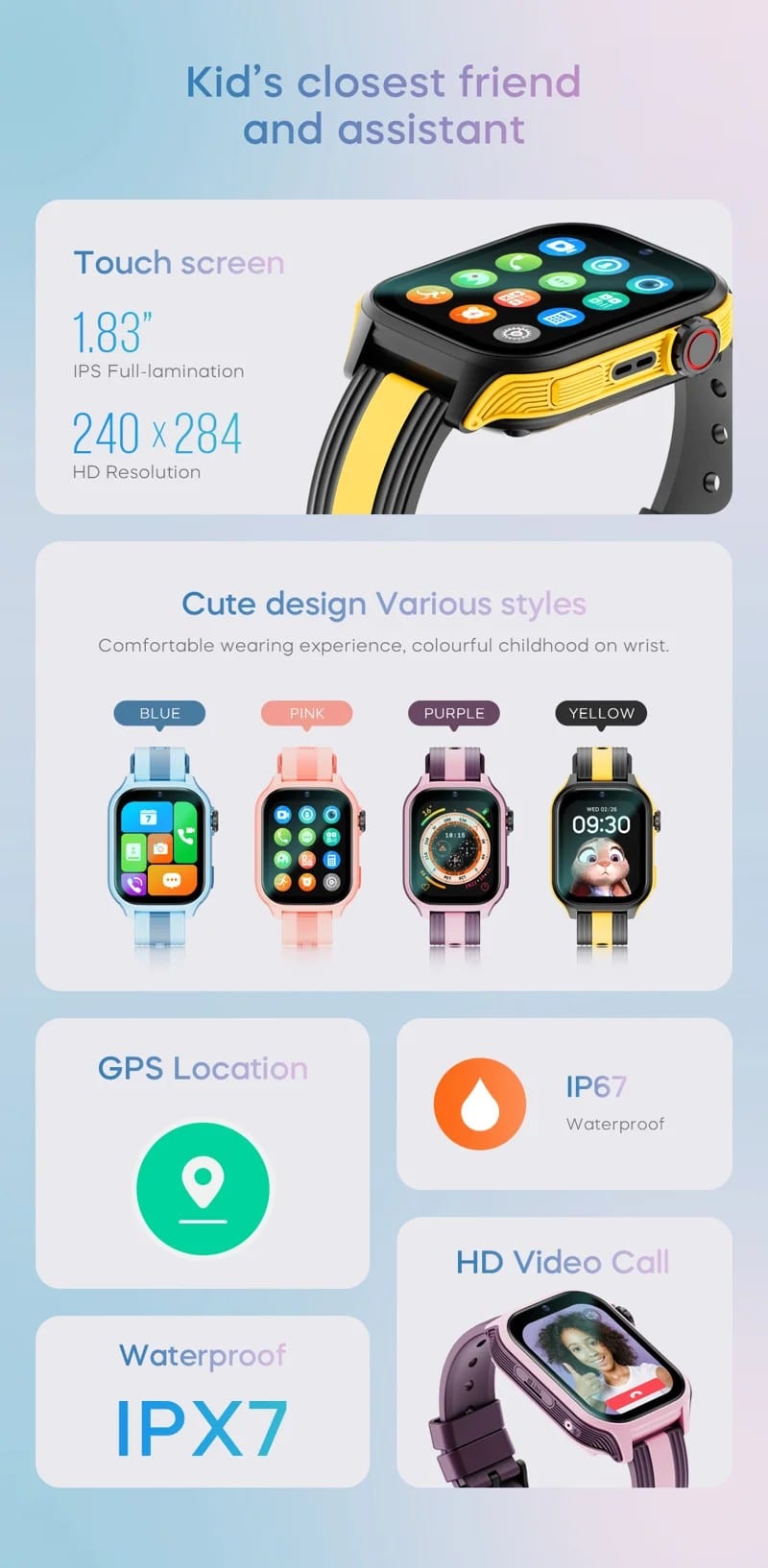 K36 4G Kids Smart Watch - detail 02