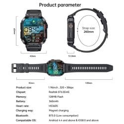 K57 Pro Outdoor Calling Smart Watch - gallery 10