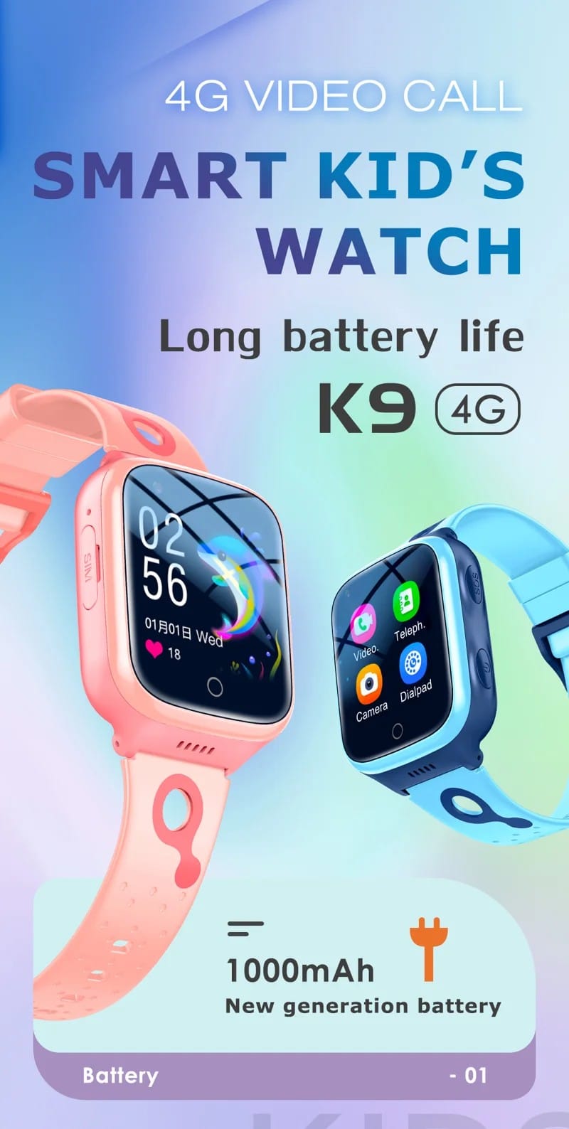 K9 Kids 4G Smart Watch - detail 01