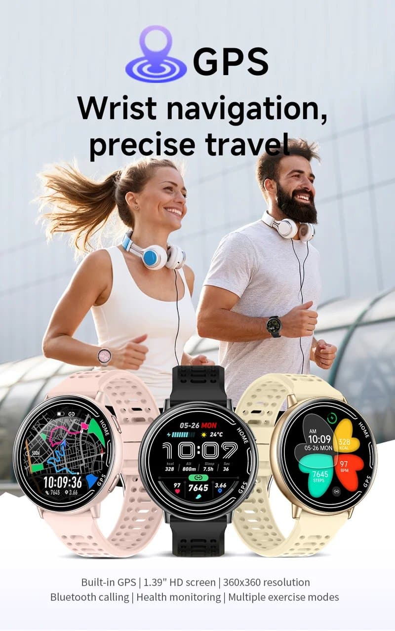 KC100 GPS Bluetooth Calling Smart Watch - detail 01