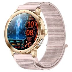 KC102 Nylon Strap Smart Watch - variant pink