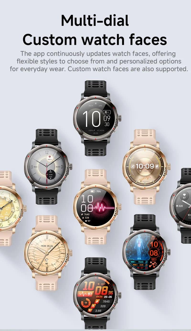 KC102 Silicone Strap Smart Watch - detail 05