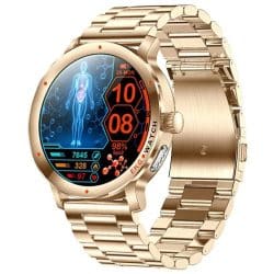 KC102 Steel Strap Smart Watch - variant gold