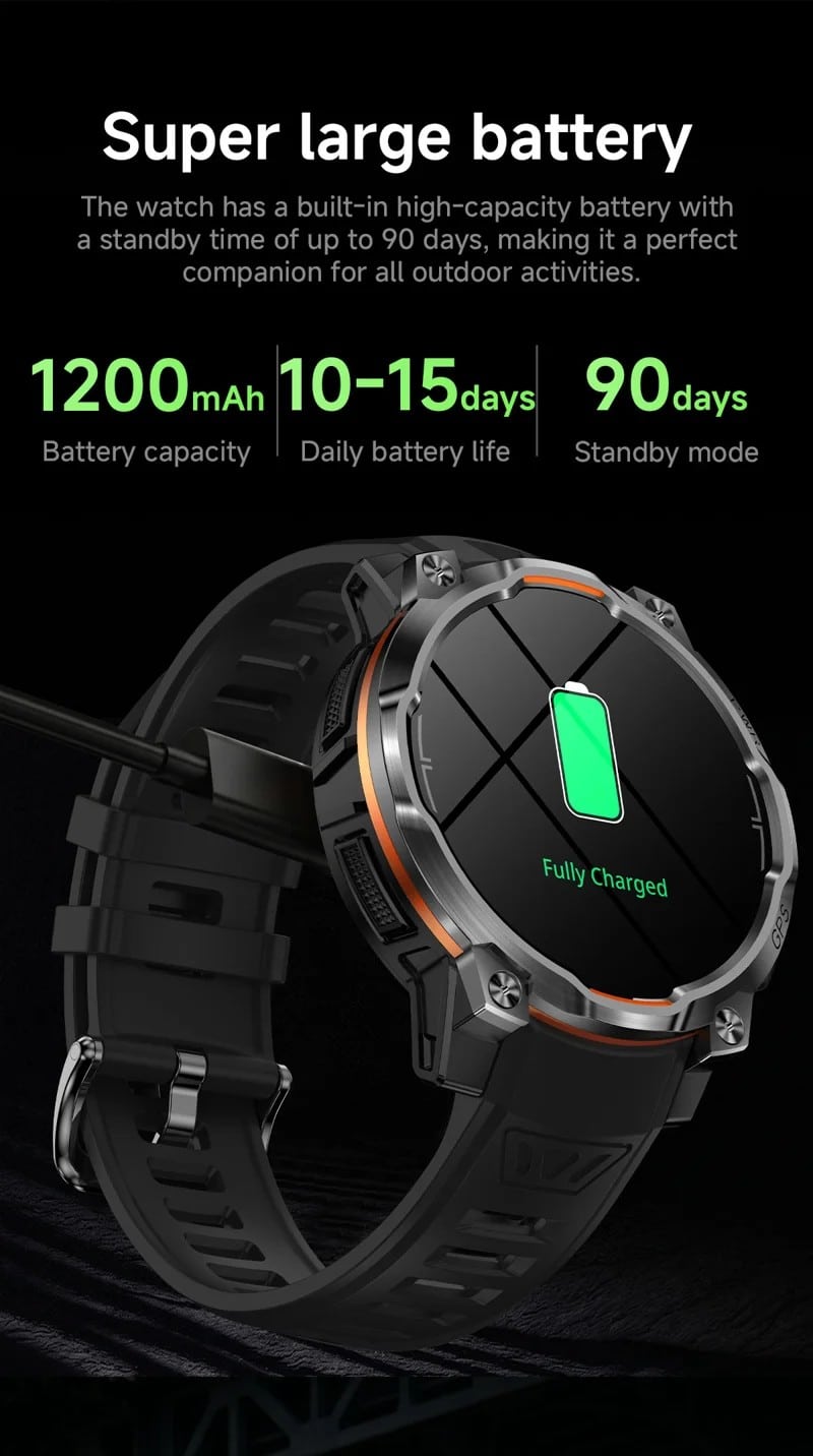 KC108 Nylon Strap Smart Watch - detail 07