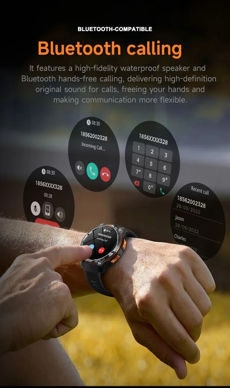 KC108 Nylon Strap Smart Watch - detail 11