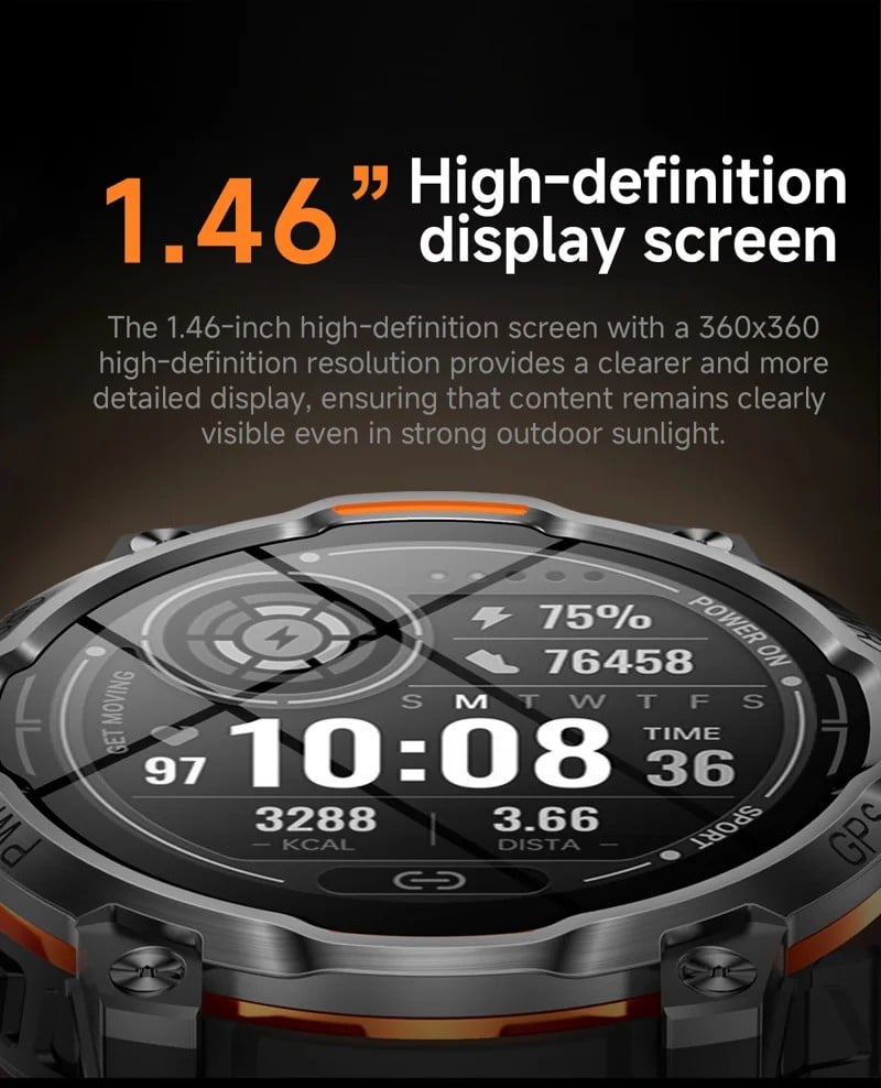 KC108 Silicone Strap Smart Watch - detail 03