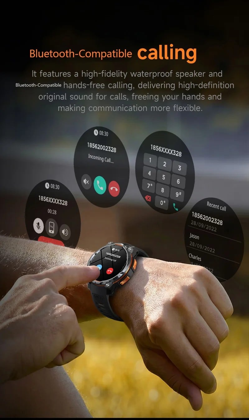 KC108 Silicone Strap Smart Watch - detail 11