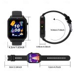 Kids Smart Watch with Front Camera, Built-In Games, Music Player, Flashlight, Pedometer, Calendar, Alarm Clock and Four Color Choices T6 WearableMaster