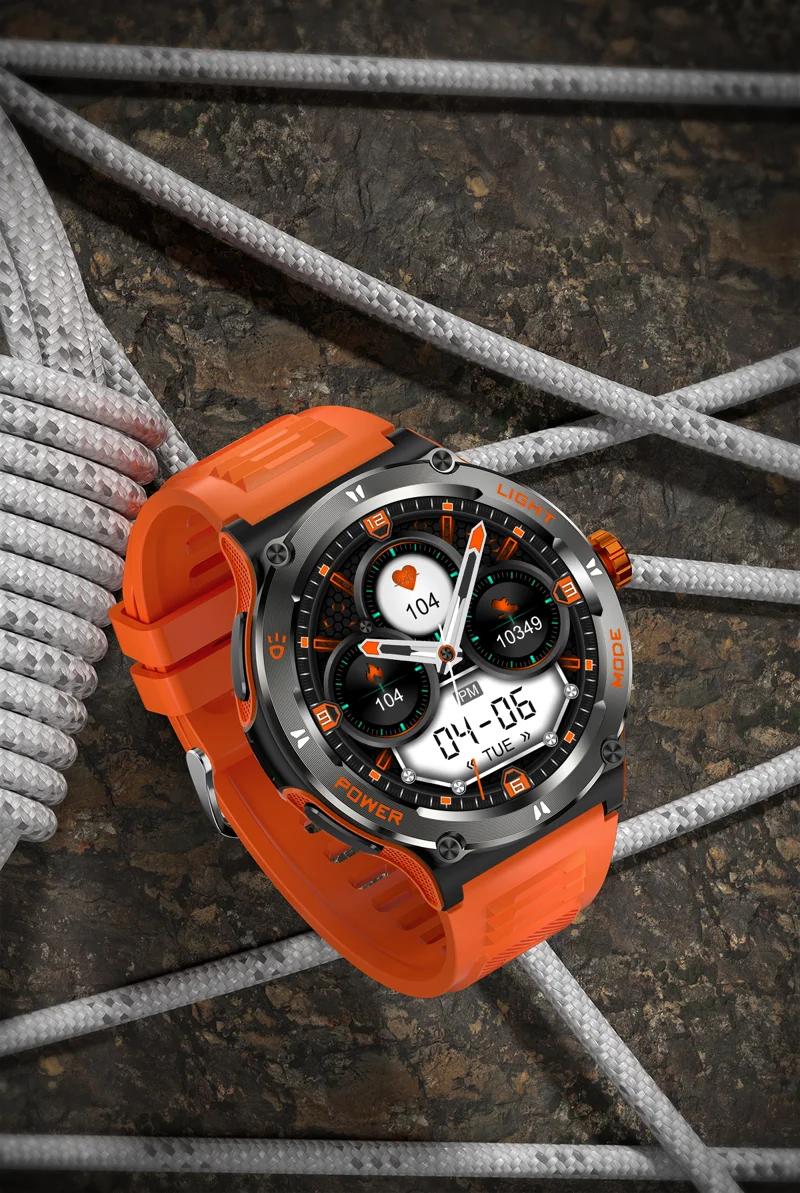KT70 Outdoor Flashlight Compass Calling Smart Watch - detail 20