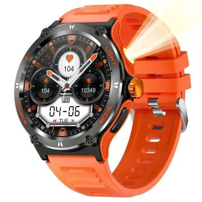 KT70 Outdoor Flashlight Compass Calling Smart Watch - gallery 01
