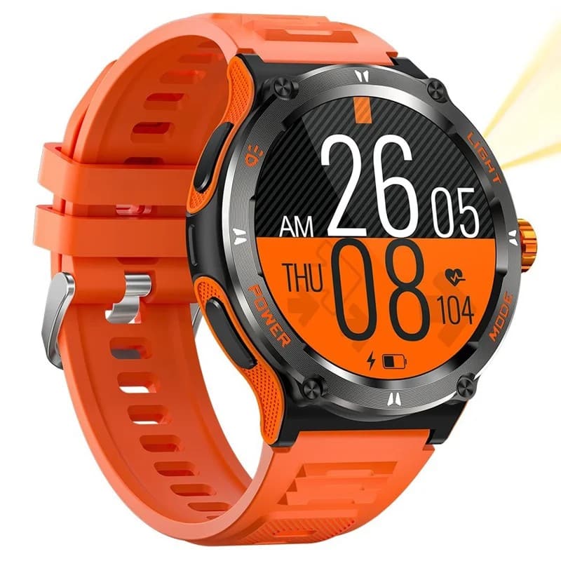 KT70 Outdoor Flashlight Compass Calling Smart Watch - gallery 02