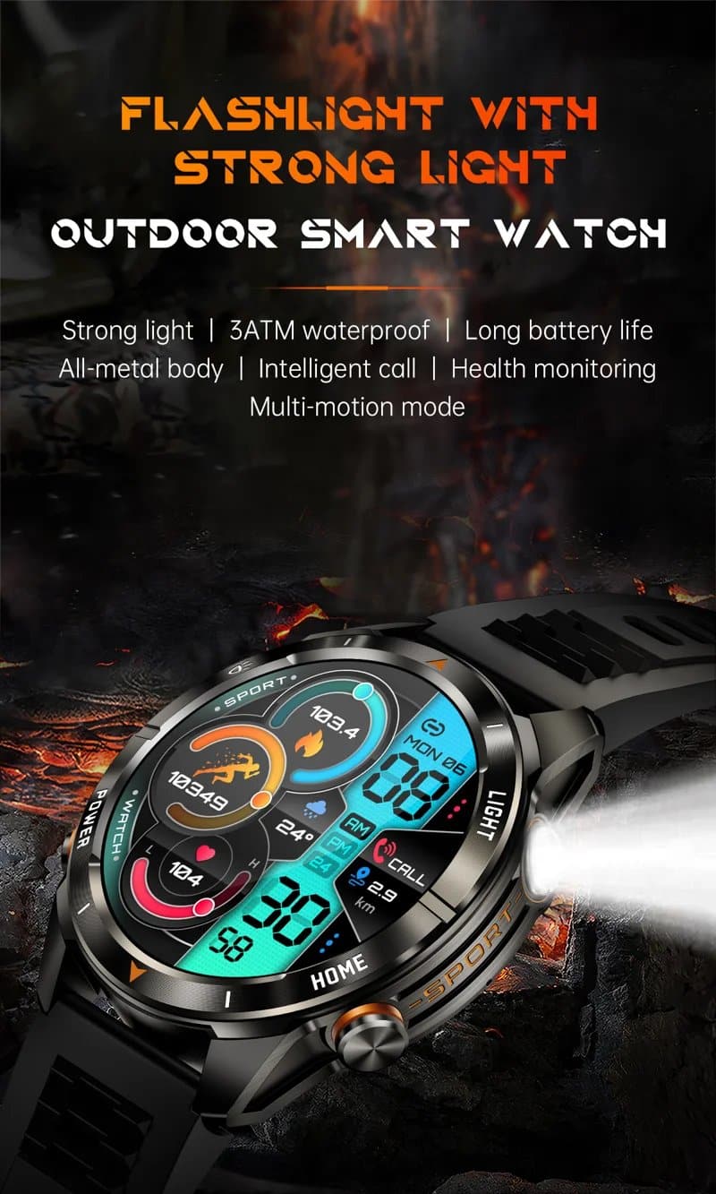 KT80 Outdoor Smart Watch - detail 01