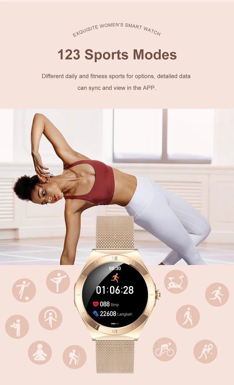 L03 Women's AMOLED Smart Watch - detail 12