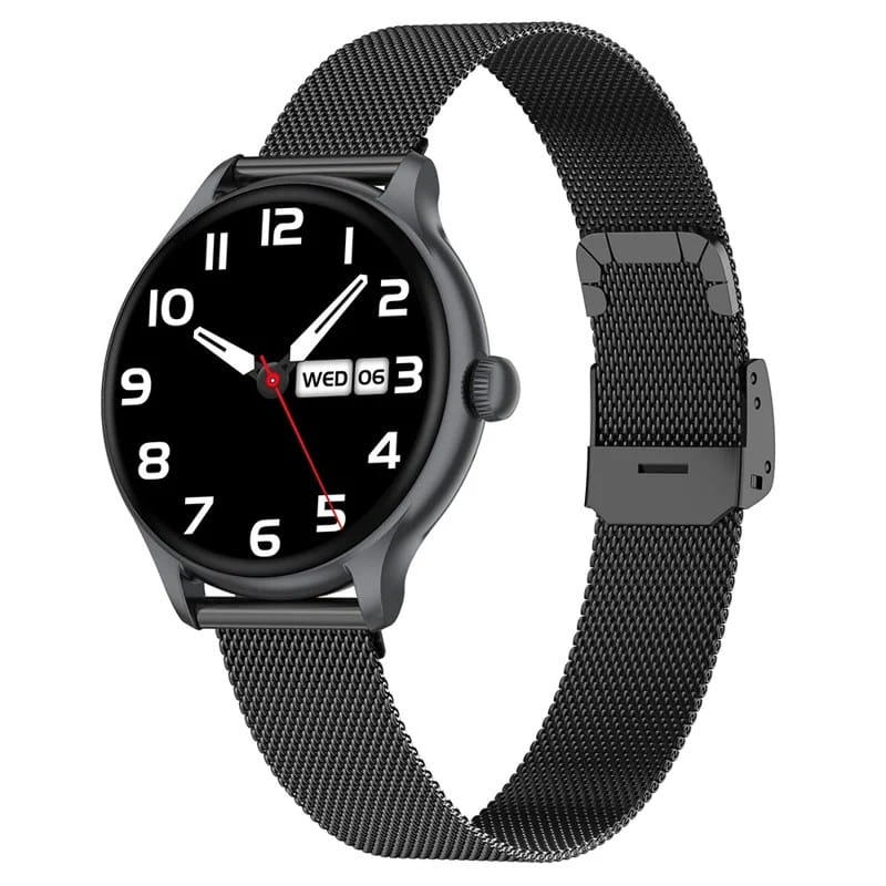 L05 Women’s Smart Watch with 1.19-Inch AMOLED Display, Slim Aluminium Case, Bluetooth Calling, 160mAh Battery and 123+ Sports Modes - gallery-01 L05 Smart Watch - gallery 01