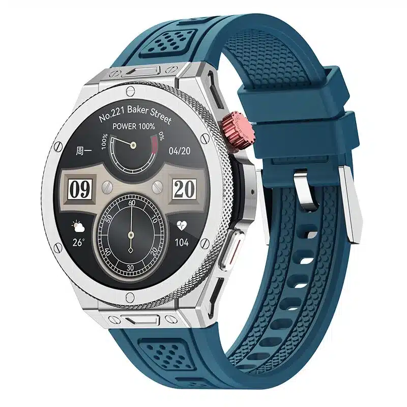 wearablemaster-lq06-1-43-inch-amoled-gps-ai-smart-watch-30m-gallery-01 LQ06 1.43-Inch AMOLED GPS AI Smart Watch with Chat Assistant, Bluetooth Calling and 30M Water Rating - Image 1