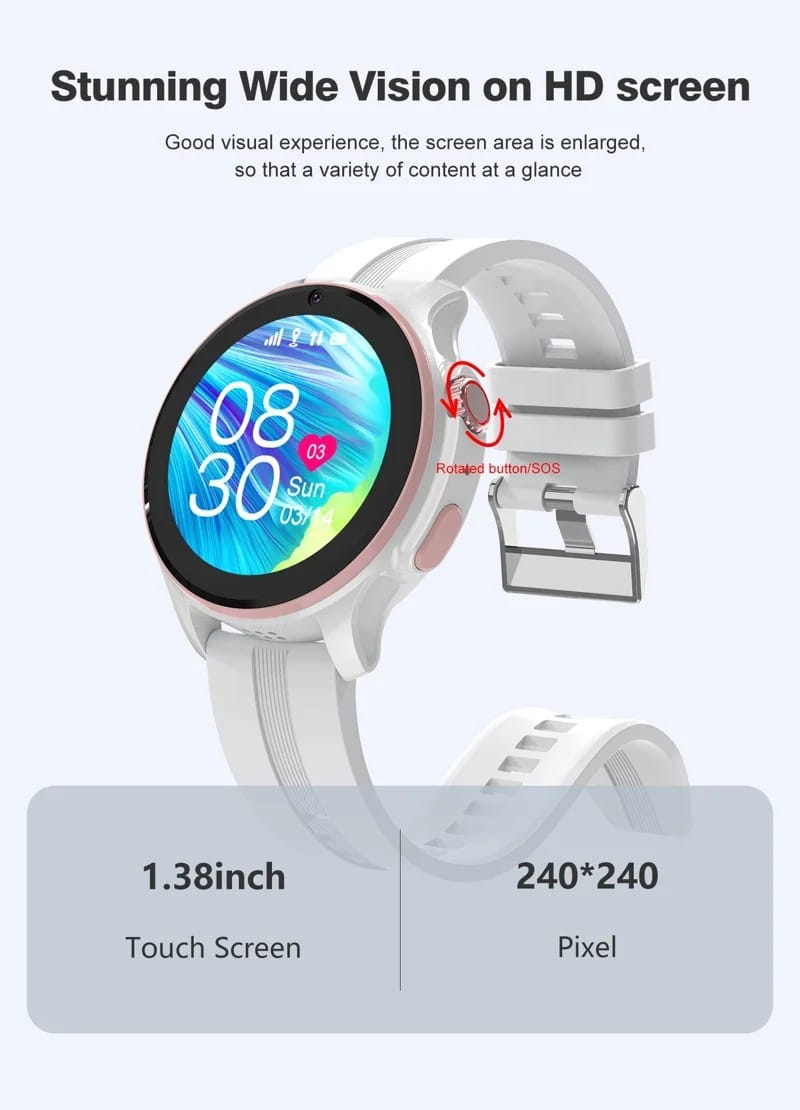 LT46 Kids 4G GPS Smart Watch - detail 02