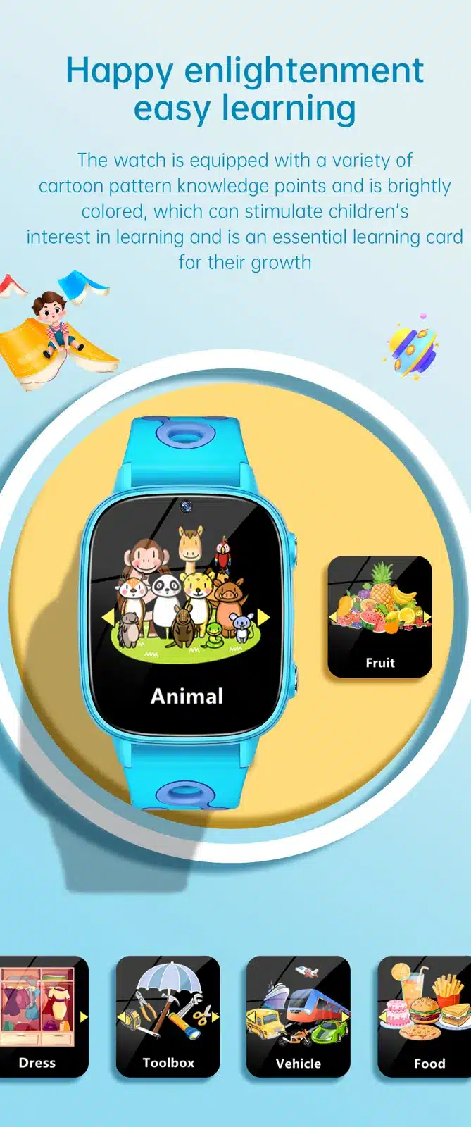 M003 kids smart watch detail image 3
