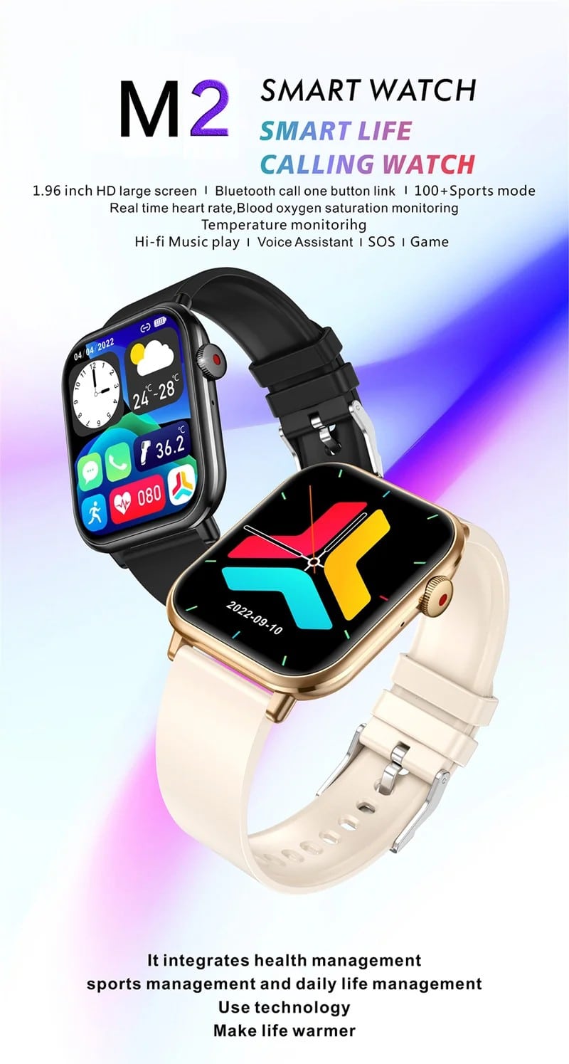 M2 HD Calling Smart Watch - detail 01