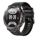 MK68 1.43-Inch AMOLED Smart Watch with Compass, Bluetooth Calling, IP68 and 10-Day Battery Life