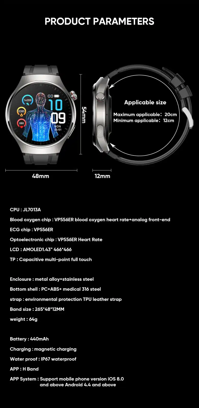 MT200 smart watch source detail 18
