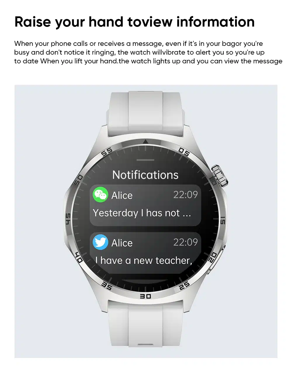 MT300 AMOLED smart watch detail image 9