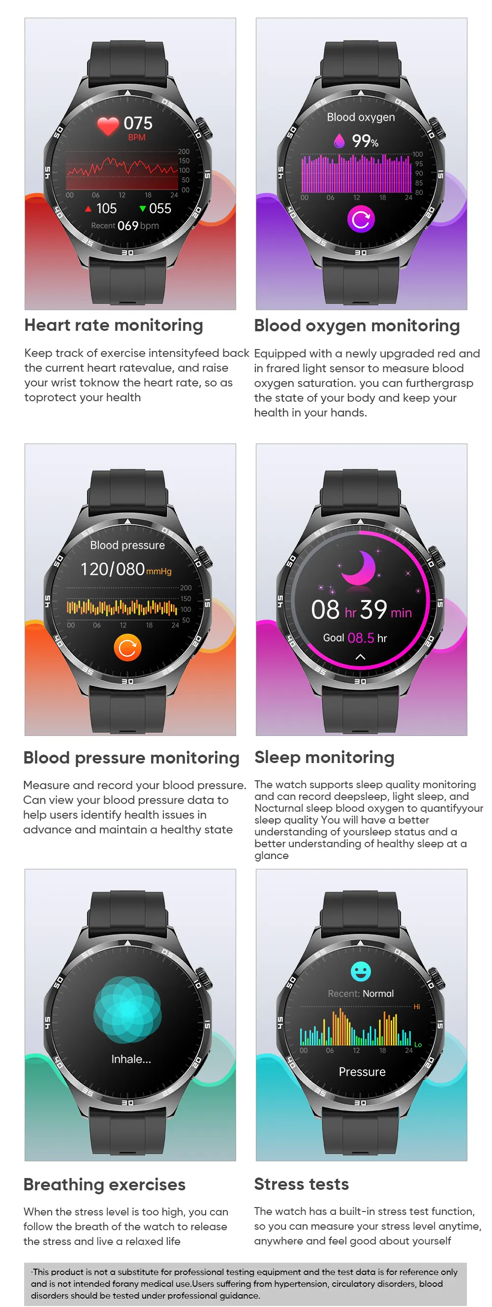 MT300 AMOLED smart watch detail image 11