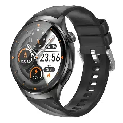 MT600 1.56-Inch AMOLED Smart Watch with ECG+PPG, SOS, Voice Assistant, Bluetooth Calling, IP67 and 440mAh Battery
