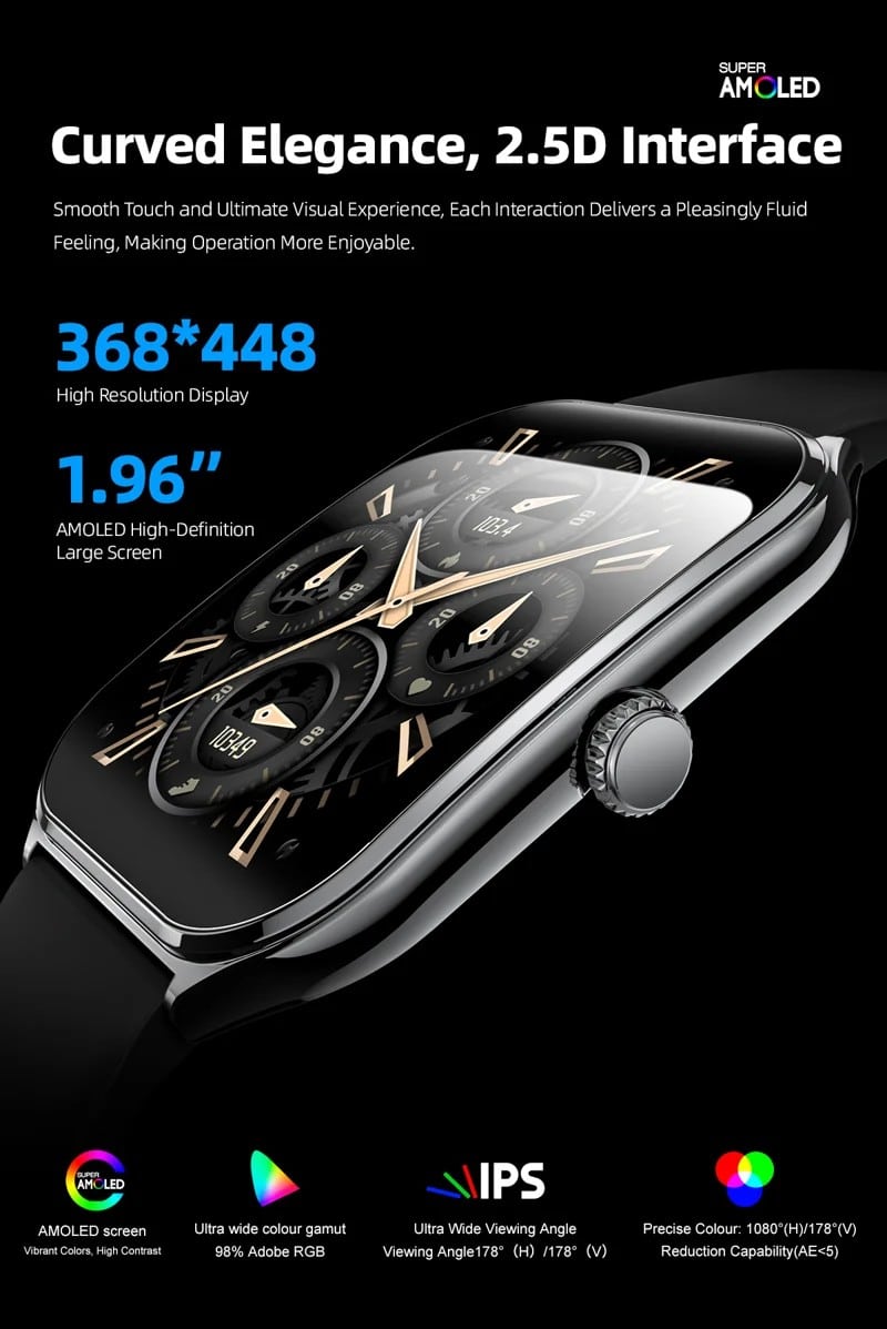 MT61 AMOLED Calling Smart Watch - detail 04
