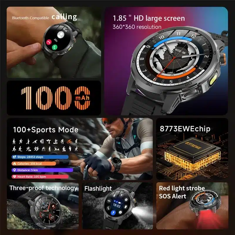 AK95 smart watch product detail 1